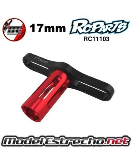 LLAVE RUEDAS 17mm, EN ALUMINIO CON MUY BUENA CALIDAD. 

Ref: RC11103