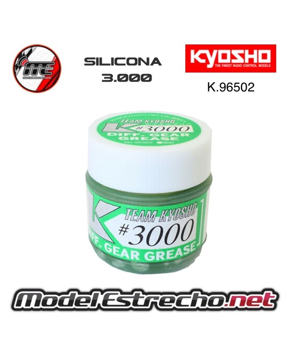 GRASA SILICONA KYOSHO 3000 CPS (15Gr)

Ref: K.96502
