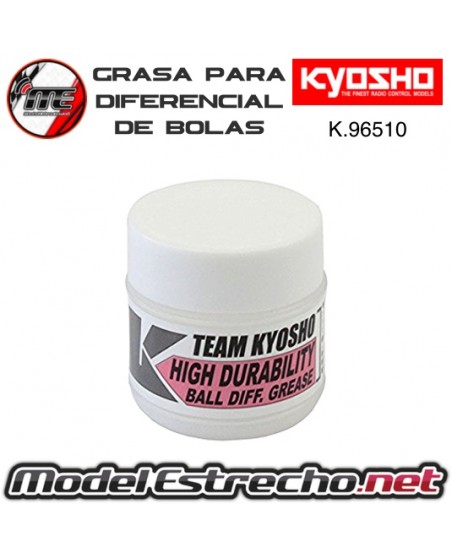 GRASA SILICONA KYOSHO PARA DIFERENCIAL BOLAS (15Gr)

Ref: K.96510