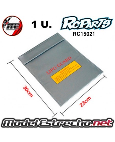 copy of BOLSA DE LIPO PARA BATERIAS 64x50x125mm