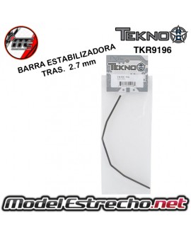 BARRA ESTABILIZADORA TRASERA 2.7mm TEKNO EB48

Ref: TKR9196