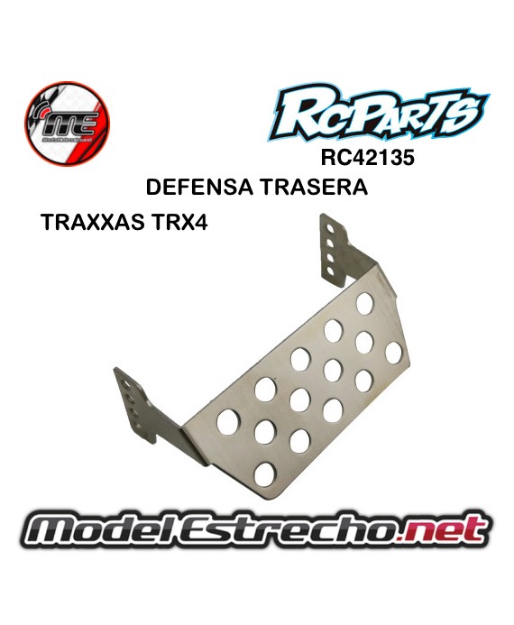 DEFENSA TRASERA ACERO INOX TRAXXAS TRX4

Ref: RC42135