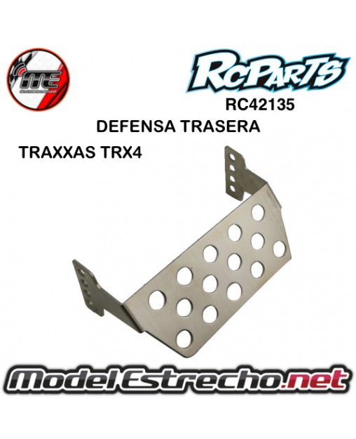 DEFENSA TRASERA ACERO INOX TRAXXAS TRX4

Ref: RC42135