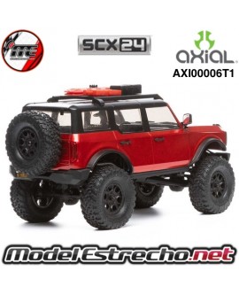 AXIAL SCX24 FORD BRONCO 2021 1/24 4WD RTR ROJO

Ref: AXI00006T1