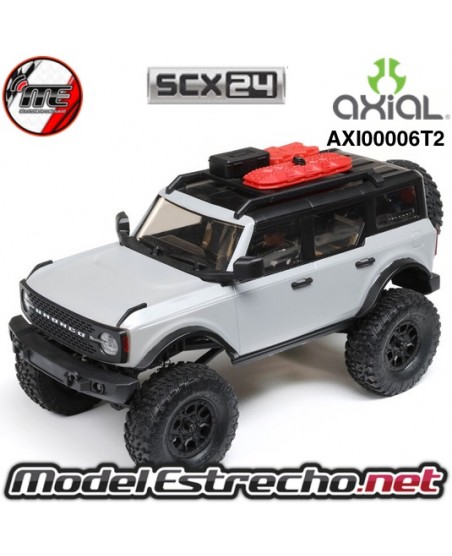 AXIAL SCX24 FORD BRONCO 2021 1/24 4WD RTR GRIS

Ref: AXI00006T2