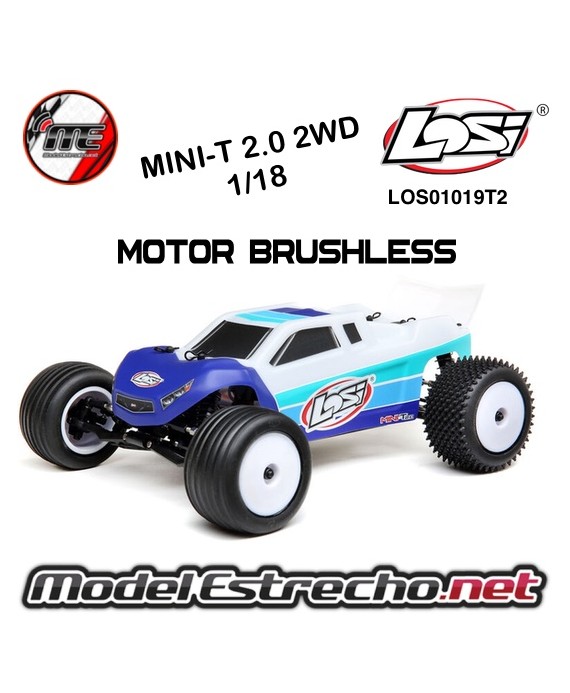 LOSI MINI-T 2.0 2WD 1/18 STADIUM TRUCK BRUSHLESS RTR AZUL

Ref: LOS01019T2