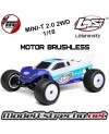 copy of 1/18 MINI-T 2.0 2WD STADIUM T BLUE BRUSHED RTR