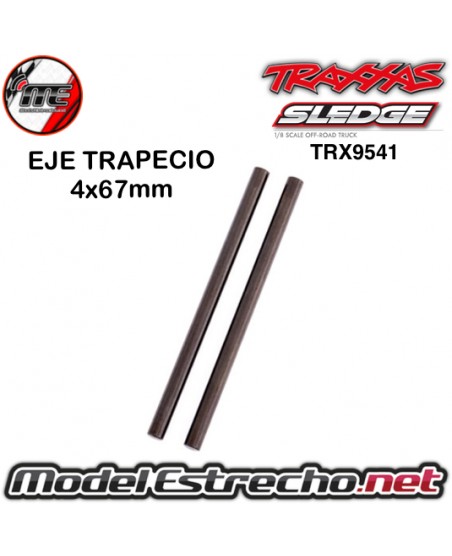 EJE TRAPECIO DEL. Y TRAS 4x67mm TRAXXAS SLEDGE

Ref: TRX9541
