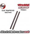 EJE TRAPECIO DEL. Y TRAS 4x67mm TRAXXAS SLEDGE

Ref: TRX9541