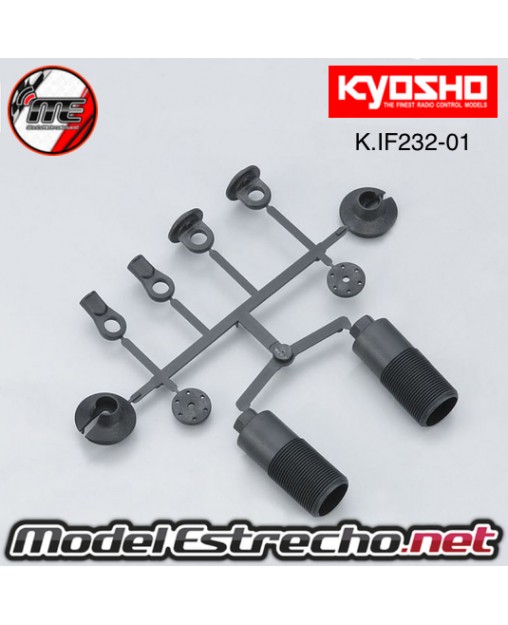 PIEZAS PLASTICO DE AMORTIGUADOR KYOSHO INFERNO NEO 

Ref: K.IF232