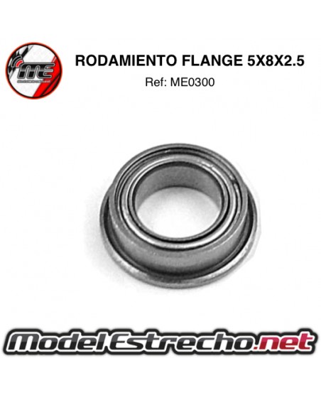 RODAMIENTO 5x8x2,5 FLANGE (1 U.)

Ref: 5X8X2.5