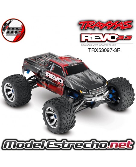 TRAXXAS NITRO REVO 3.3 TQi TSM TELEMETRIA ROJO
