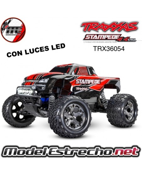 TRAXXAS STAMPEDE LED LIGHT RTR 2,4 Ghz ROJO

Ref: TRX36054-61RED