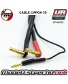 CABLE DE CARGA 2 LIPO 2S-2 BANANA 4mm/5mm