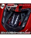 TRAXXAS CORVETTE CHEVROLET STINGRAY 1/10 SCALE AWD SUPERCAR 4-TEC 3.0 NEGRO