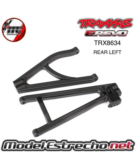 TRAPECIO INFERIOR Y SUPERIOR TRASERO IZQUIERDO E-REVO 2 VXL BRUSHLESS

Ref: TRX8634