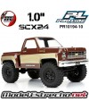 RUEDAS PROLINE 1/24 HYRAX FRONT/REAR 1.0" MONTADOS 7mm SCX24 (4U.)