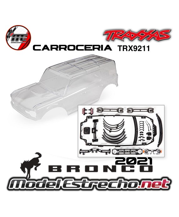 CARROCERIA FORD BRONCO 2021 TRANSPARENTE

Ref: TRX9211