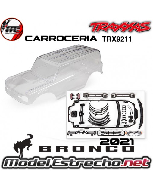 CARROCERIA FORD BRONCO 2021 TRANSPARENTE

Ref: TRX9211