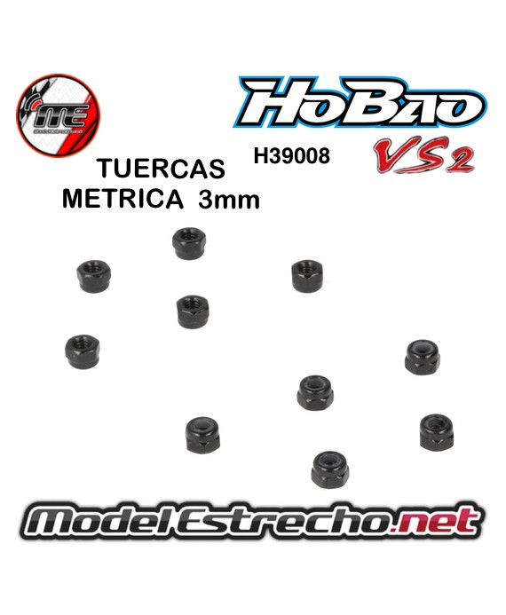 TUERCAS METRICA 3 HYPER HOBAO VS Y VS2

Ref: H39008