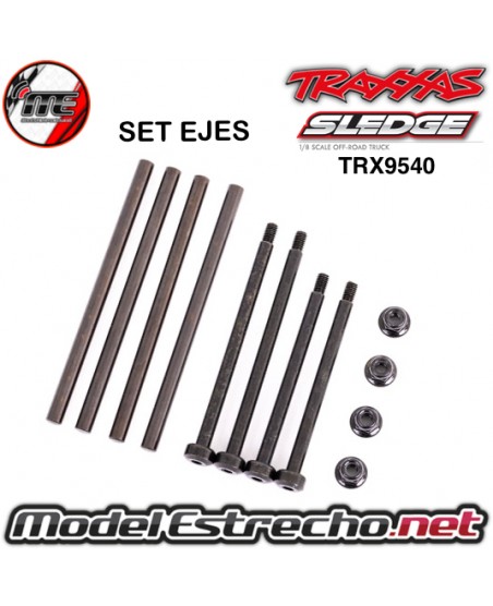SET DE EJES TRAXXAS SLEDGE TRX9540