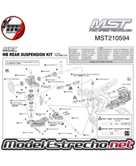 KIT SUSPENSION TRASERA MST MB RMX 2.0

Ref: MST210594