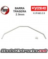 KYOSHO BARRA ESTABILIZADORA TRASERA MP9 - 2.6mm