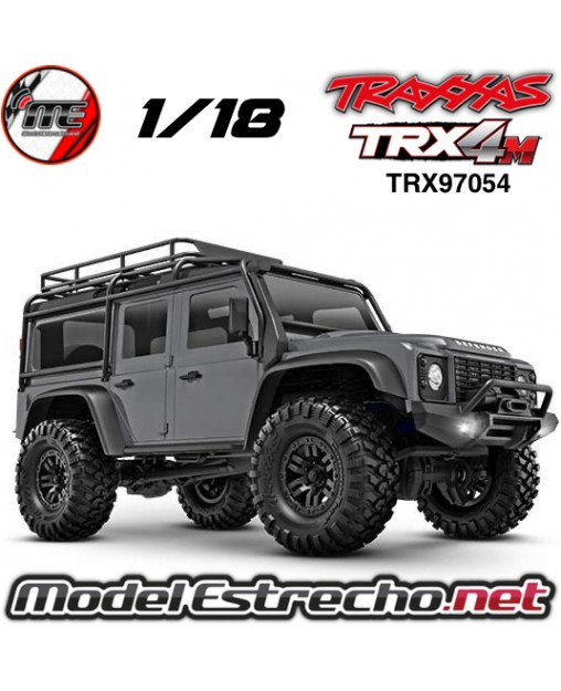 TRAXXAS TRX-4M 1/18 CRAWLER LAND ROVER 4WD GRIS