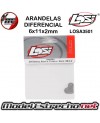 ARANDELA DIFERENCIAL TLR 6x11x2mm 

Ref: LOSA3501