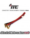 CABLE CARGA T DEANS Y BANANA 5mm
