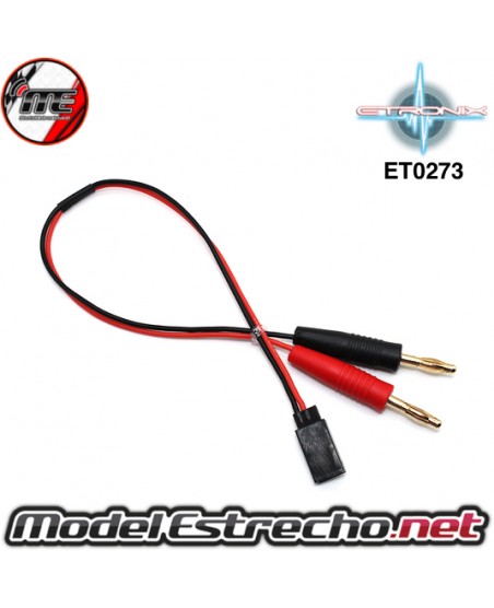 CABLE DE CARGA BANANA 4mm A FUTABA MACHO

Ref: ET0273