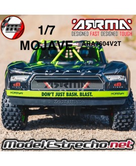 ARRMA MOJAVE V2 1/7 DESERT TRUCK BRUSHLESS 6S 4WD RTR

Ref: ARA7604V2T2