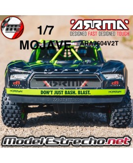 ARRMA MOJAVE V2 1/7 DESERT TRUCK BRUSHLESS 6S 4WD RTR

Ref: ARA7604V2T2
