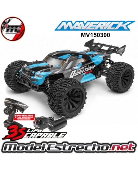 MAVERICK QUANTUM PLUS XT FLUX 3S 1/10 4WD STADIUM AZUL/NEGRO

Ref: MV150300