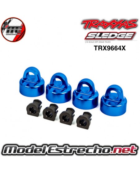 TAPONES AMORTIGUADOR ALUMINIO AZUL TRAXXAS SLEDGE

Ref: TRX9664X