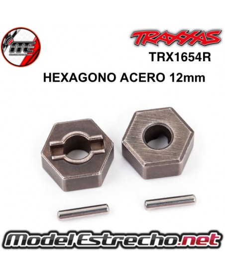 HEXAGONOS EN ACERO 12mm TRAXXAS 

Ref: TRX1654R