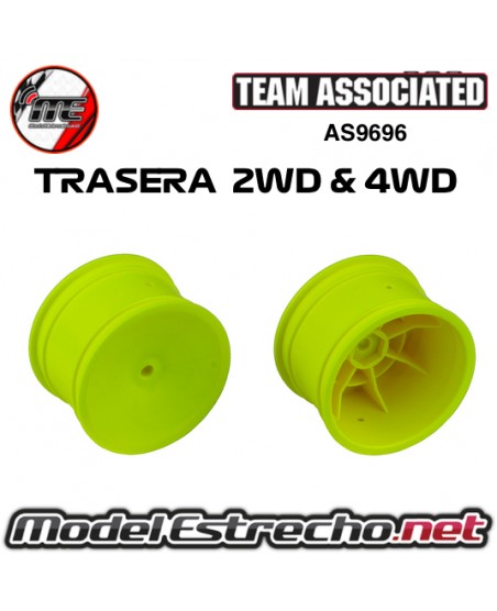 ASSOCIATED LLANTAS TRASERAS AMARILLAS