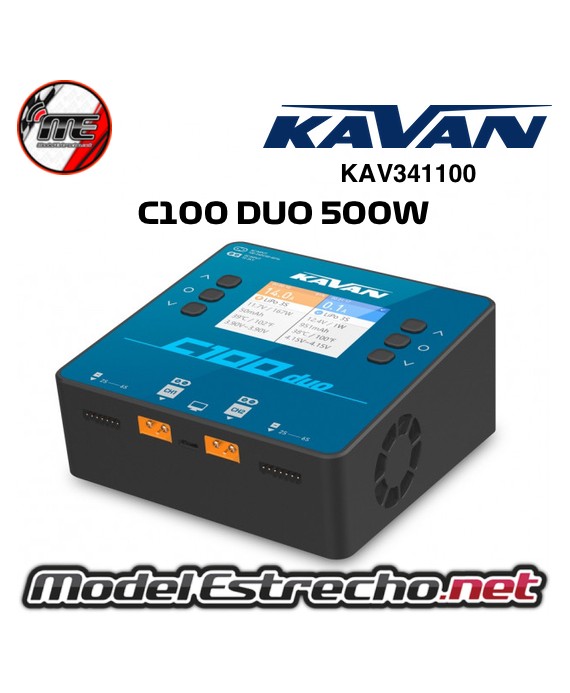 CARGADOR KAVAN C100 DUO 500w

Ref: KAV341100