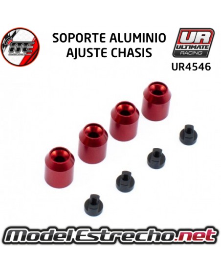 SOPORTE AJUSTE CHASISI ALUMINIO (4U.)