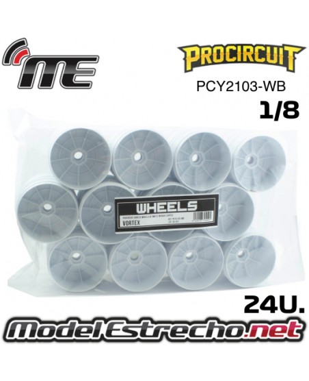LLANTA PROCIRCUIT VORTEX V2 BLANCA BULK (24U.)