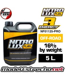 NITROLUX ENERGY3 OFF ROAD PRO 16% BY WEIGHT EU NO LICENCE 5L.

Ref: NF01125-PRO