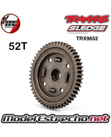 CORONA 52T METRICA 1.0 TRAXXAS SLEDGE

Ref: TRX9652