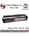BATERIA LIPO 8100mah 7.6HV 5mm 120C