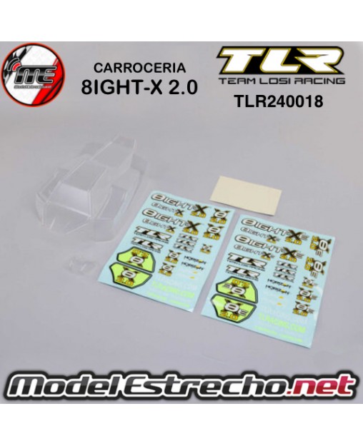 CARROCERIA TEAM LOSI TLR 8IGHT 8X 8XE 2.0

Ref: TLR240018
