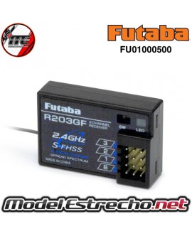RECEPTOR FUTABA R203GF 2.4Ghz  S-FHSS 3 CH

Ref: FU01000500