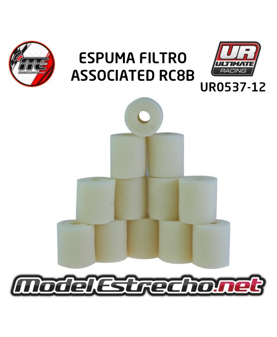 ESPUMAS FILTRO SIN ACEITAR INT/EXT ASSOCIATED RC8B ( 12U. )

Ref: UR0537-12