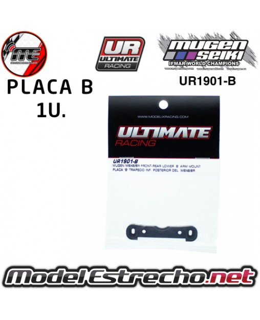 PLACA B TRAPECIO INFERIOR POSTERIOR DELANTERO MBX8/8R ULTIMATE