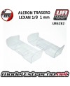 ALERON TRASERO LEXAN 1/8 1mm ( 2U.)

Ref: UR6282