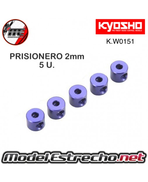 PRISIONERO 2mm (5U.) KYOSHO

Ref: K.W0151