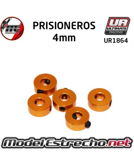 PRISIONERO 4mm DORADO (5U.)